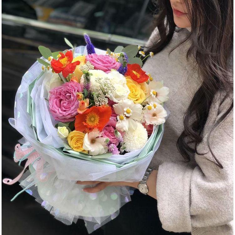 1yard 50cm New DIY Flower Wrapping Mesh Gift Packaging Material Bouquet Florist WeddingDecorationFloristSupplies (1353L) - Image 6