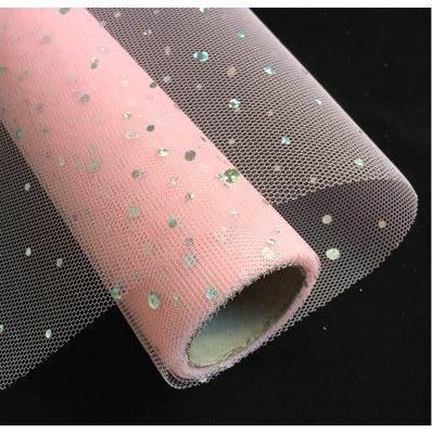 50cm x 1yard Sequins Lace Mesh Flowers Wrapping Paper GiftPackagingMaterials DIY Valentine's DayBouquetMaterials (1372L) - Image 9