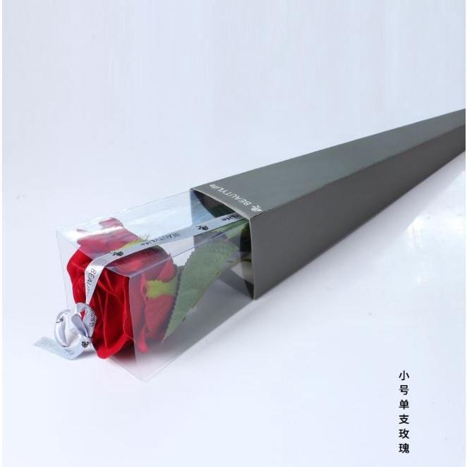 1pcs 6.5x43cm Transparency Bag Rose Single Flower Bag Bouquet Wrapping Paper Plastic Paper Bags Boxes Cases(493L) - Image 15