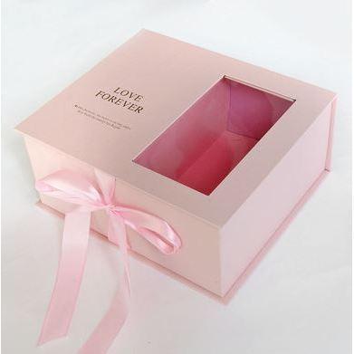 "LOVE FOREVER" Mother Day Valentine's Day Gift Box Jewelry Box Valentines Day Soap Rose Necklace Ring Gift Box(1244L) - Image 10