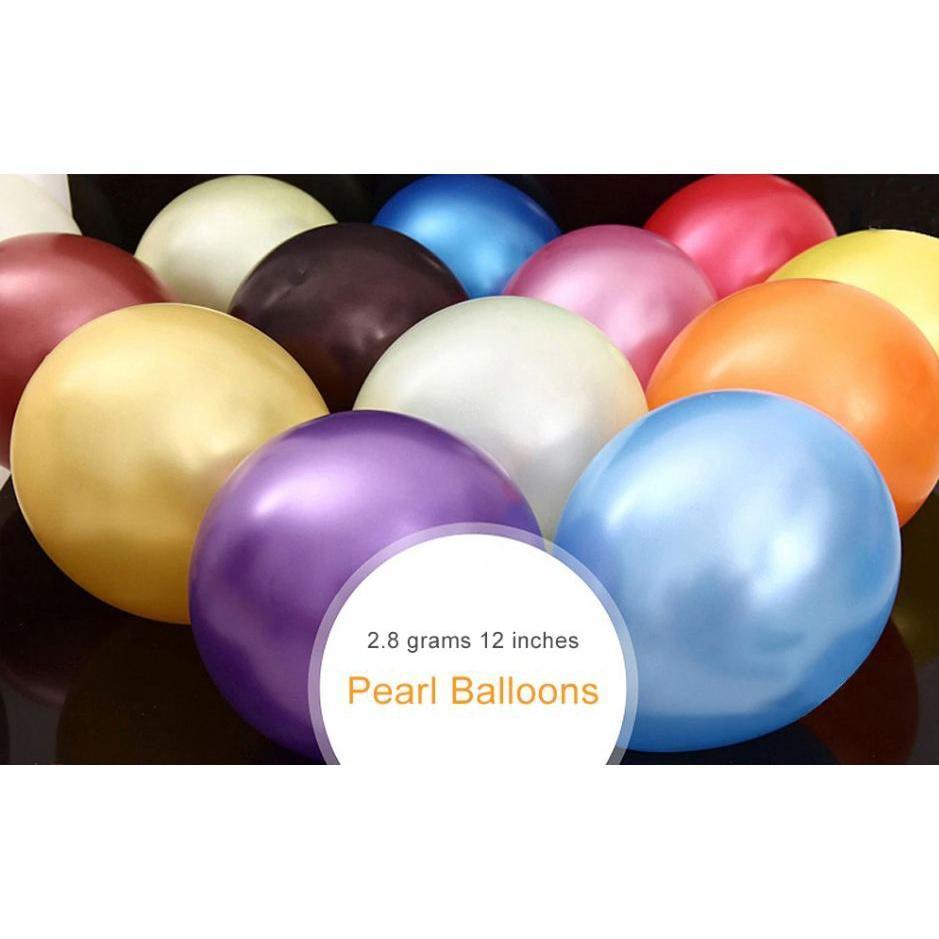10pcs Most popular! 12 inches thick 2.8g pearl balloons wedding birthday party decoration high-quality balloons(464L) - Image 2