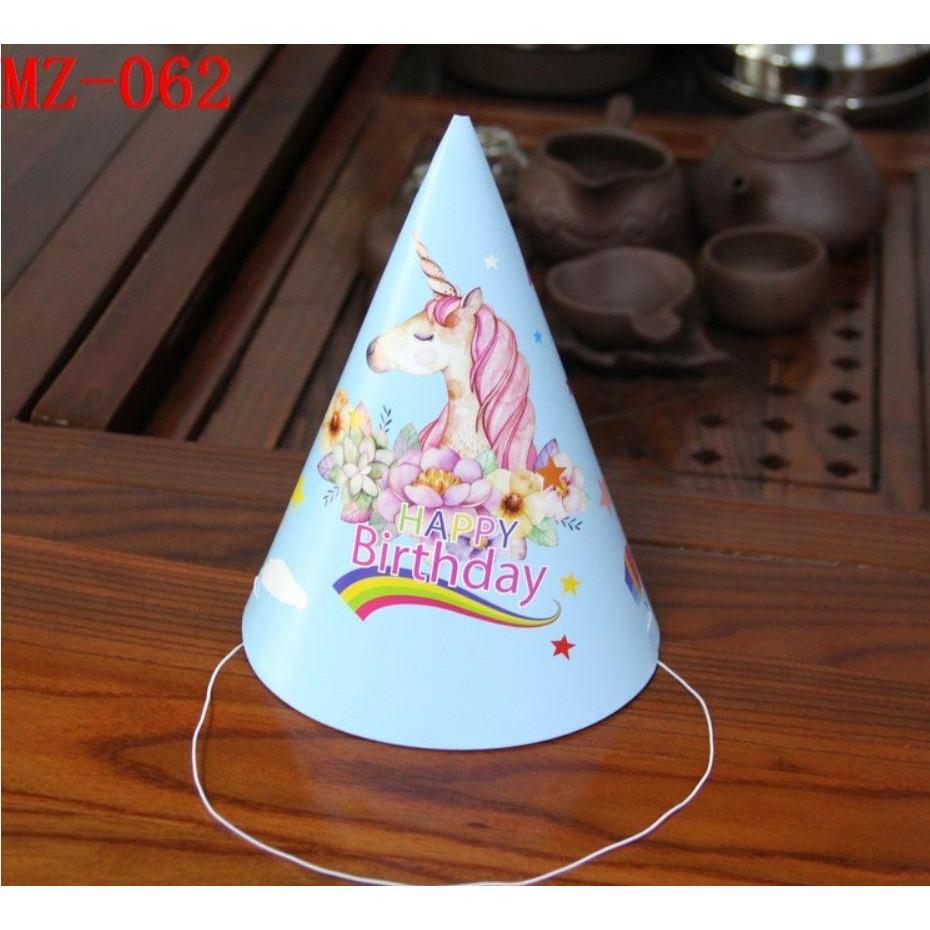 5pcs Happy Birthday Party Hats Paper Handmade Cap Shower Baby Decoration 生日帽 (574L) - Image 6