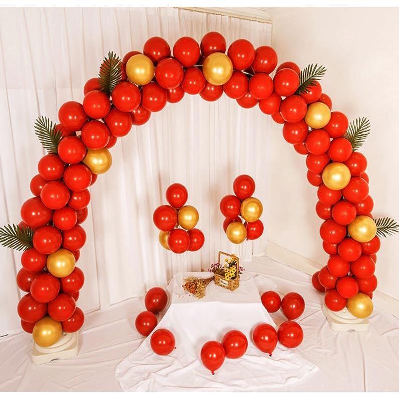 Ruggedized Balloon Arch Kit Wedding Large Set Column Frame Arch/Stand Base+50pcs 10inch 2.3g Candy Balloon(681L) - Image 8
