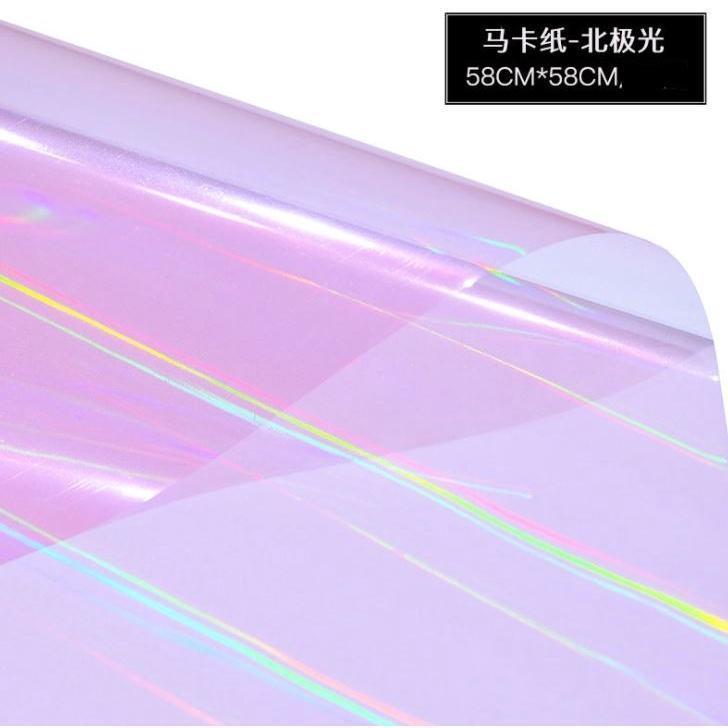 58*58cm Rainbow Cello Flower Floral Wrapping Paper Candy Cake Cookie Packaging Craft Gift Packing Colorful (1532L) - Image 14