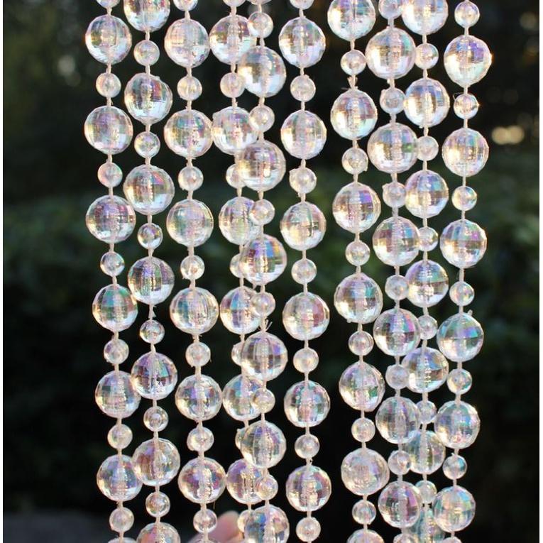 1M 10mm AB Multicolour Faceted Quartz White Crystal Glass Beads For Jewelry Making Diy Bracelet Round Spacer Bead(1798L) - Image 2