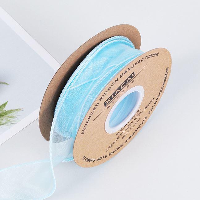 4cm*1yard Plain Fishtail Yarn Ribbon Bouquet Packaging Material Flower Baking Lace Ribbon 鱼尾纱波浪纱丝带纱带 (1924L) - Image 10