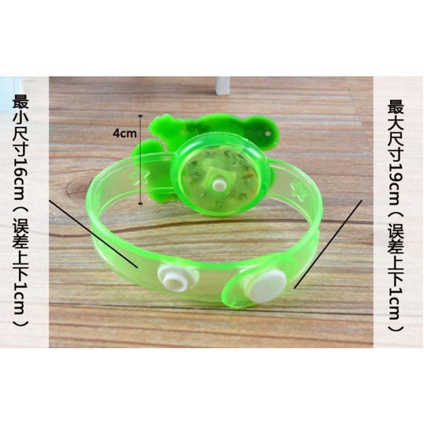 Flash LED Lighting Children Kids Bracelet Wrist Band Birthday Gift Party Decoration Cartoon Flash Luminous Watch(1893L) - Image 4