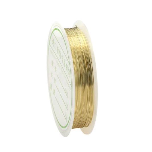 1 Roll (0.2/0.3/0.4/0.6/0.8mm) Alloy Wire Gold Copper Silver Color DIY Craft Beads Cord Copper Wires Beading Wire(1512L) - Image 12