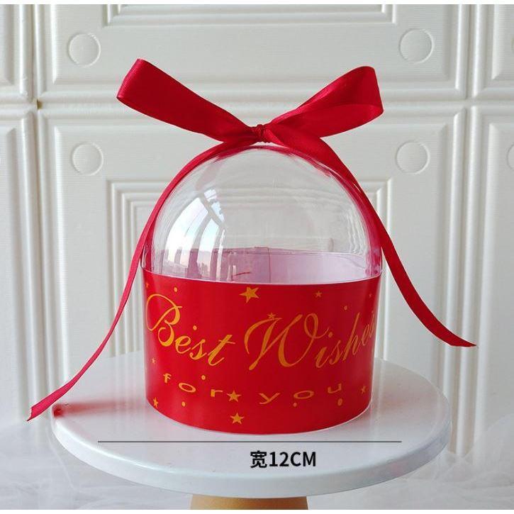 New Year Birthday Wedding Candy Box Transparent Acrylic Round Gift Box New Year Gift Packaging Box(1155L) - Image 10