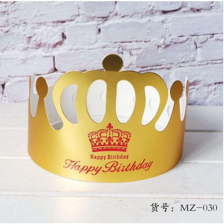 5pcs Kids Adults Happy Birthday Paper Hats Prince Princess Crown Party Decoration (1461L) - Image 10