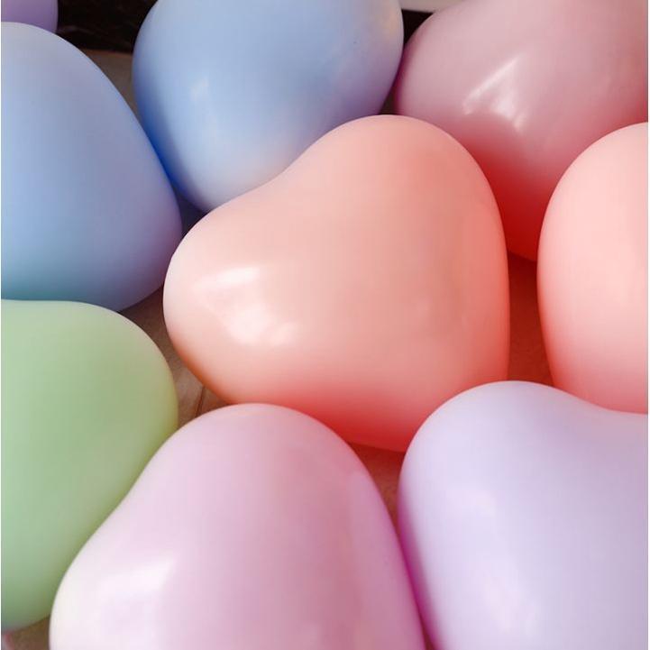 10pcs Macarons10 inch thick 2.2g latex balloon birthday wedding heart-shaped party balloons 爱心形马卡龙 乳胶气球 (609L) - Image 4