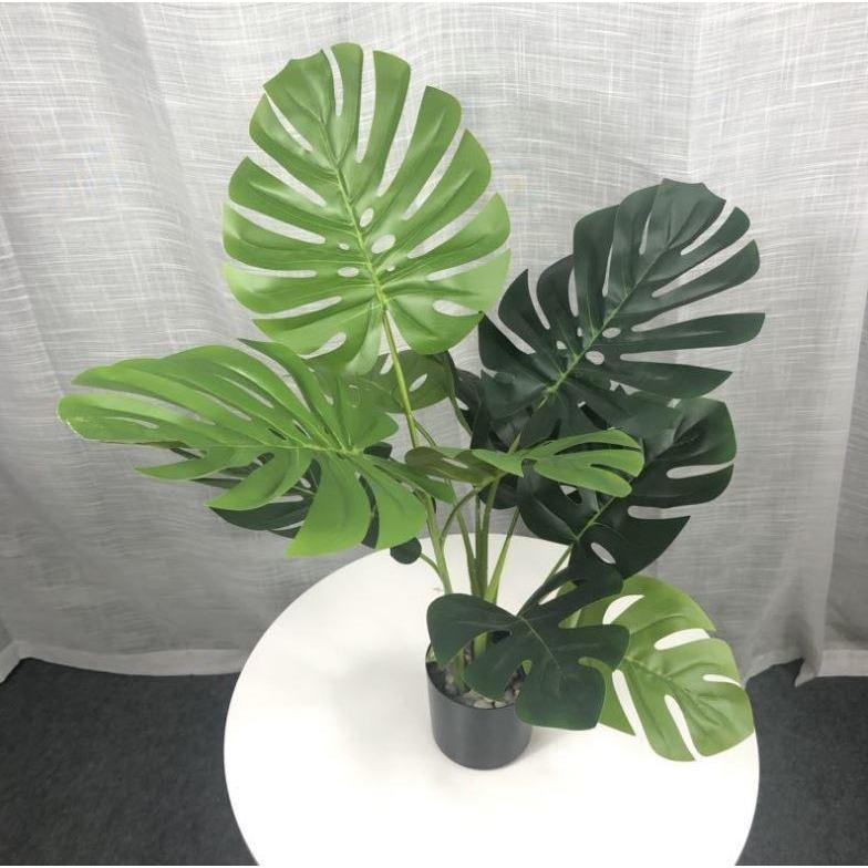 Creative Simulation Plant Potted Decorative Green Leaves Artificial Artificial Flower Ferns Plants OrnamentsDecor(1282L) - Image 3