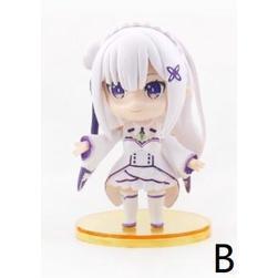 Anime Life in a different world from zero PVC Model Maid Subaru Natsuki Emilia Rem Ram Action Figures 蕾姆爱蜜莉雅装扮模型(1790L) - Image 9