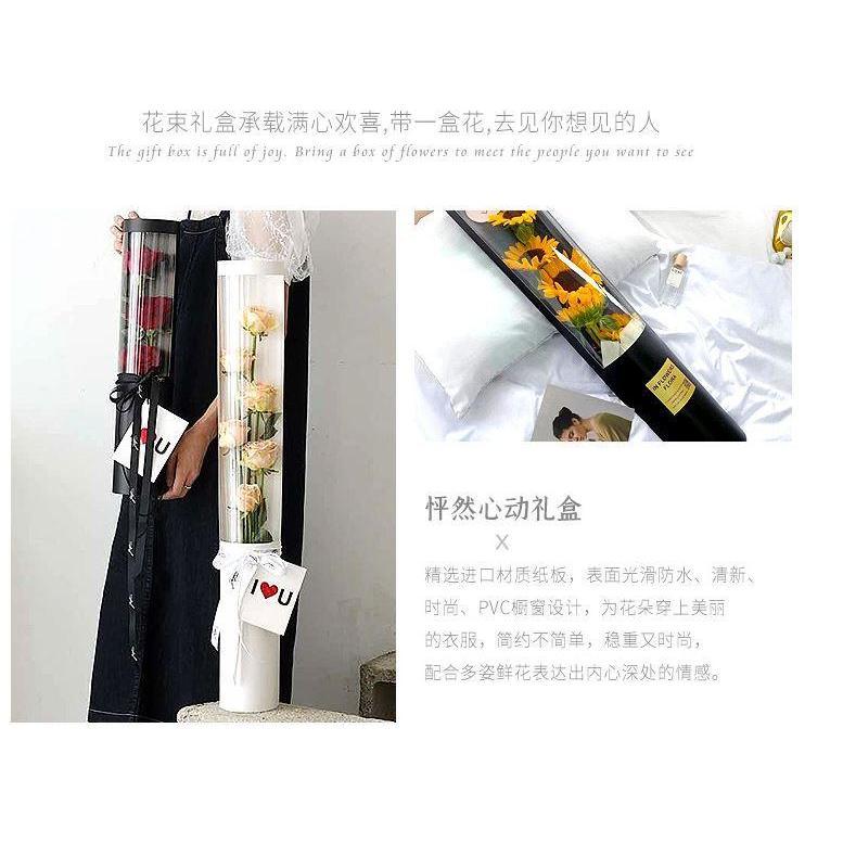 Valentine's Day Bouquet Gift Box Creative Portable Box Rose Flower Packaging Box (1016L) - Image 3