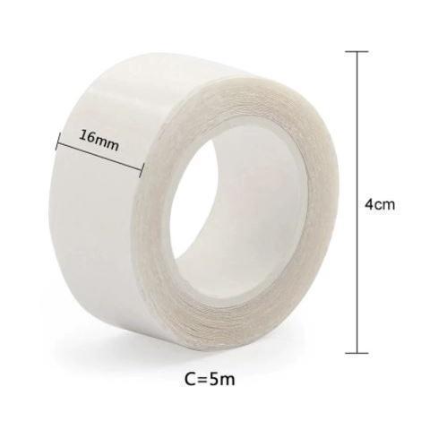 1roll 5M Waterproof Dress Cloth Tape Double-sided Secret Body Adhesive Breast Bra Strip Safe Transparent Clear (1419L) - Image 5