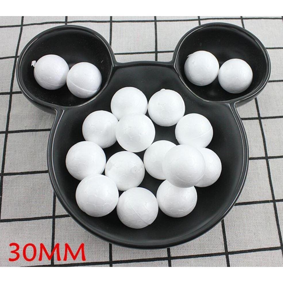 DIY Round Styrofoam Balls Christmas Ball White Modelling Polystyrene Foam Craft Balls + European Style Creative(842L) - Image 7