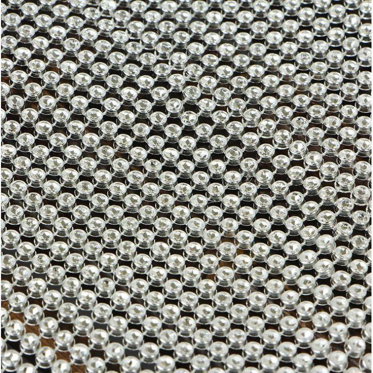 1yards 32Rows Rhinestone Mesh Trimming rhinestones blanket Strass cup Chain for DIY Party Decor Cake Ribbon (913L) - Image 9