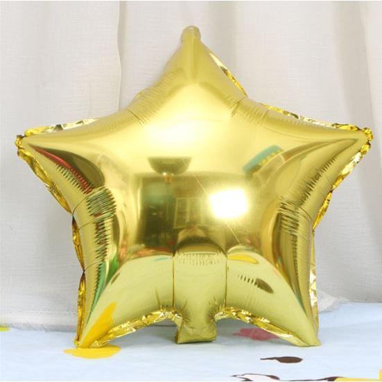 5 Inch Heart & Star Shape Foil Balloons Helium Air Ball For Wedding Birthday Party Decoration (294L) - Image 6