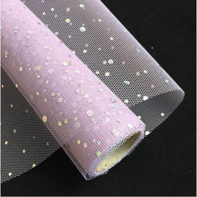 1 roll Sequins Lace Mesh Flowers Wrapping Paper Gift Packaging Materials DIY Valentine's Day bouquet Materials (1260L) - Image 11