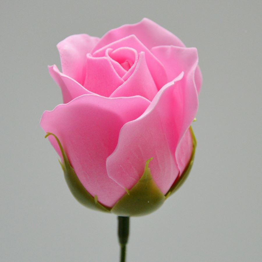 50pcs box New and High Quality 4.5cm Rose Soap Flower Romantic Wedding Party Gift Handmade Flower (671L) - Image 11