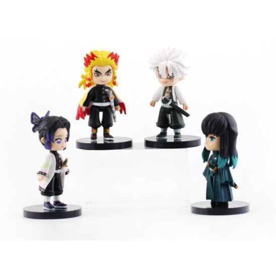 New 9 models Anime Demon Slayer: Kimetsu no Yaiba kamado tanjiro Q version toy hand office decoration新款鬼灭之刃9款(1742L) - Image 3