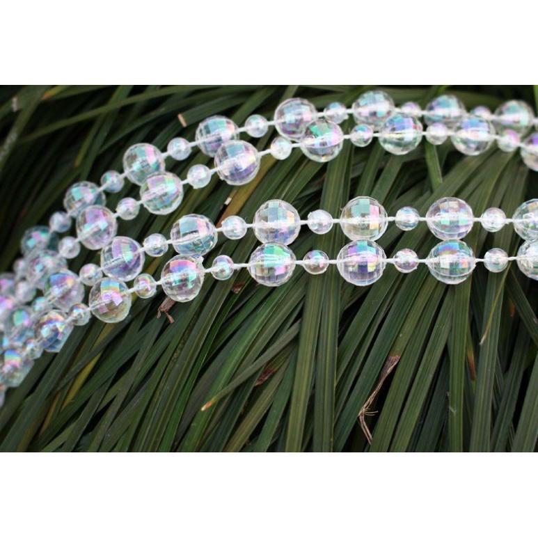 1M 10mm AB Multicolour Faceted Quartz White Crystal Glass Beads For Jewelry Making Diy Bracelet Round Spacer Bead(1798L) - Image 3