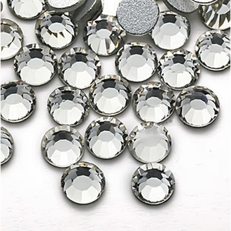 Crystals Stones Iron on Flat Back Gold yellow AB Hot Fix Strauss Crystal Hot fix Rhinestones for Clothes (836L) - Image 3
