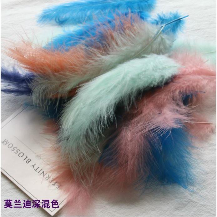 9-15cm Turkey Marabou Feather Boa Soft Fluffy Plume Feather Fans DIY Design Creative Decoration Jewelry(1194L) - Image 3