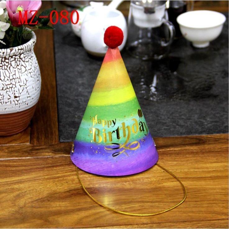 1pc Happy Birthday Party Hats Gold Letter Artificial Flower Decoraiton Crown Decorations Party Heart Star Crown(726L) - Image 6