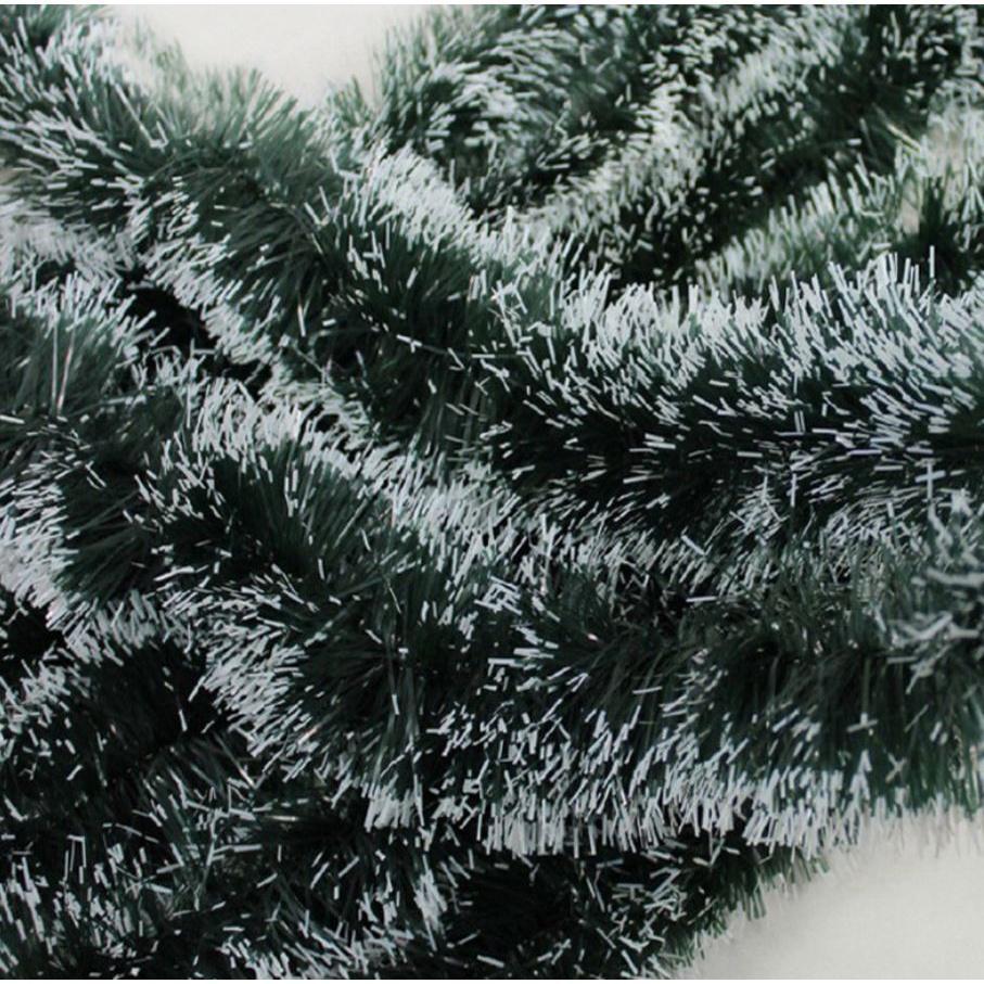 2m Christmas Decoration Ribbon Garland Christmas Tree Ornaments Dark Green Ribbon DIY Decor Tinsel Xmas Party(1104L) - Image 2