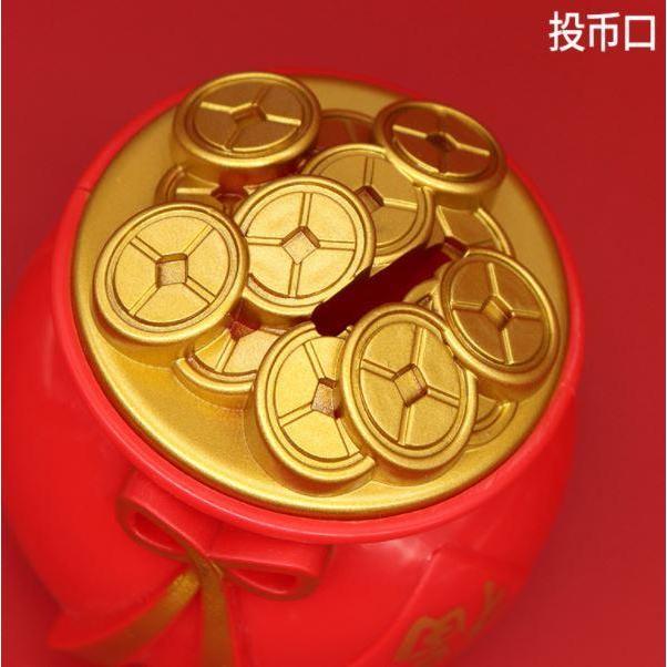 New Year Cake Decoration Lucky Cat Game Gold Red Color Printing New Year Resin Cake Insertion (1063L) - Image 7