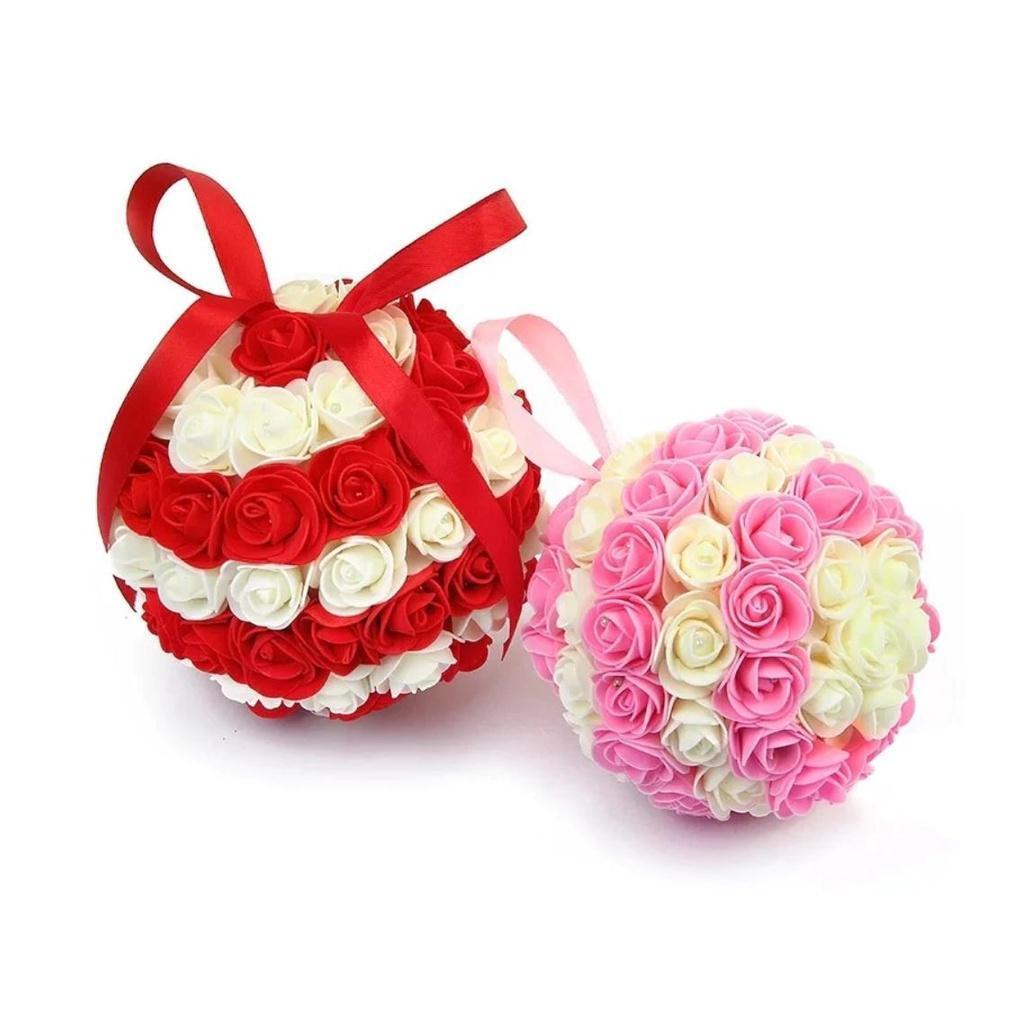 DIY Round Styrofoam Balls Christmas Ball White Modelling Polystyrene Foam Craft Balls + European Style Creative(842L) - Image 2
