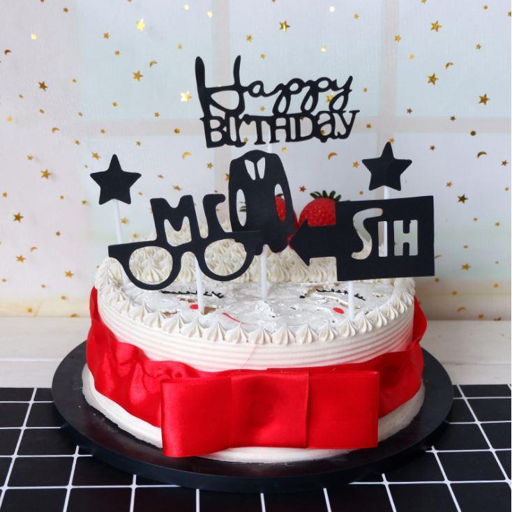 New Football Cake Topper Creative Soccer Kids Happy Birthday Cake Flags For Boys Birthday Sports Party DIY(1134L) - Image 3