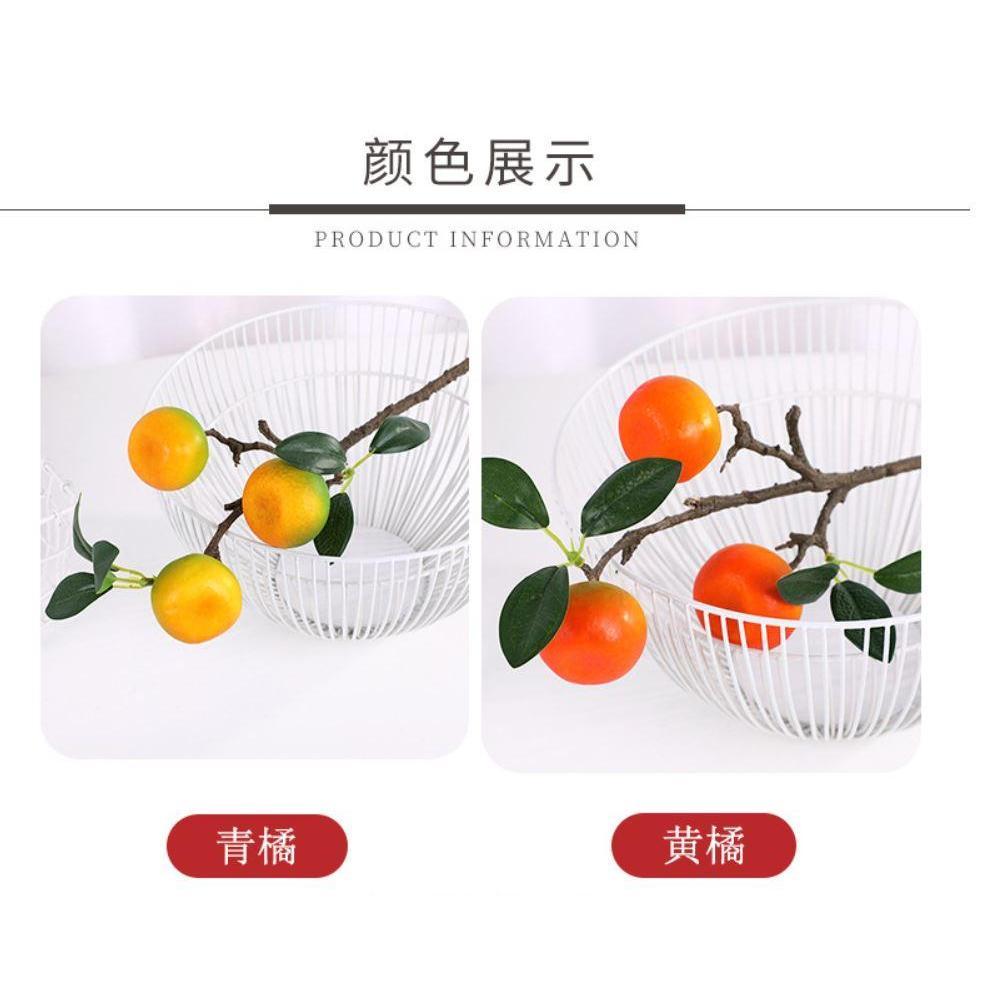 Simulation orange tree new year festival flower fruit food shooting background prop holiday gifts guest plant (1178L) - Image 6