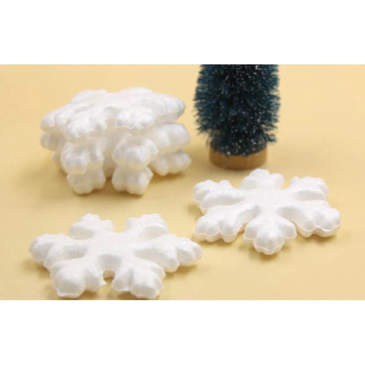 2pcs 75MM DIY Christmas Snowflakes Foam Snowflakes Ornaments For Home Decor Festival Christmas(1715L) - Image 2