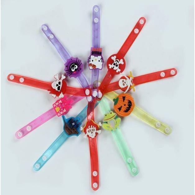 Flash LED Lighting Children Kids Bracelet Wrist Band Birthday Gift Party Decoration Cartoon Flash Luminous Watch(1893L) - Image 6