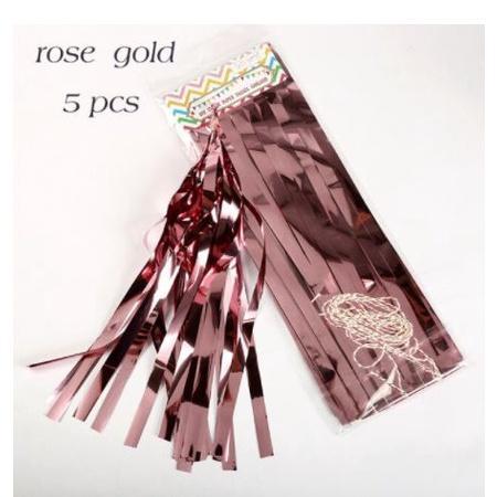 5pcs 14inch Gold Silver Tissue Paper Tassel Christmas Decoration Birthday Diy Hanging Garland Wedding EventParty (1445L) - Image 14