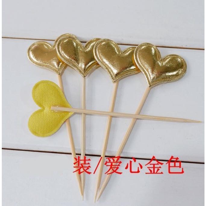 5pcs Star Heart Cake Toppers Adorable Cake Picks PU Cupcake Decor Party Supplies(1462L) - Image 15