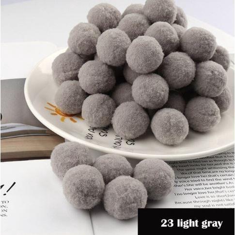 12pcs 30mm DIY Fluffy Soft Pompom Plush Pom Poms Ball Macaron Pompones Handmade Sewing Craft Kid Toy Wedding(1957L) - Image 10