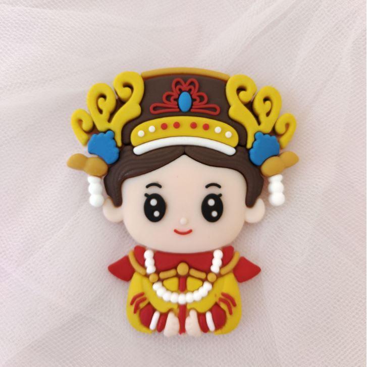Acrylic King Queen Happy Birthday Cake Topper Gold Cartoon Girls Boys Cupcake Topper For Kids Birthday Decor (1157L)) - Image 12