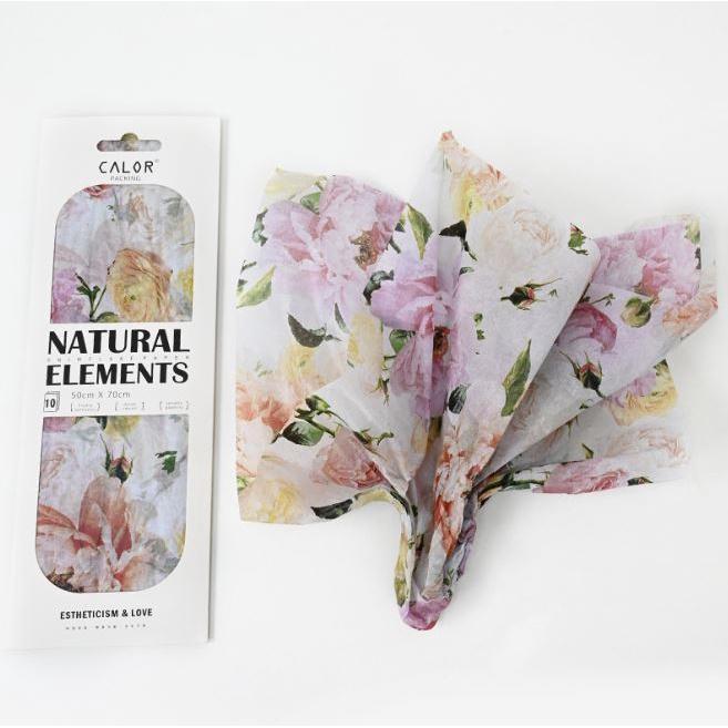 50x70cm DIY Flora Fauna Tissue Paper Gift Wrapping Paper Clothing Packing Flower Bouquet Packaging Paper Craft(1853L) - Image 6