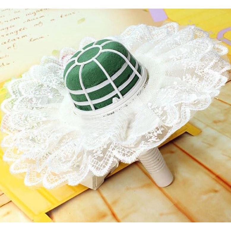 With Mud Plastic Torus With Flower Mud Accessories Florist Special Bride Holding Flowers Hand Flowers Celebration(1265L) - Image 6