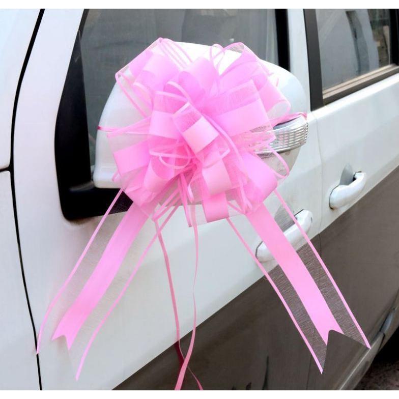 1pcs 65mm large Pull Bow ribbon for bouquet flower Gift Packing Wedding Car Party Decoration(712L) - Image 8