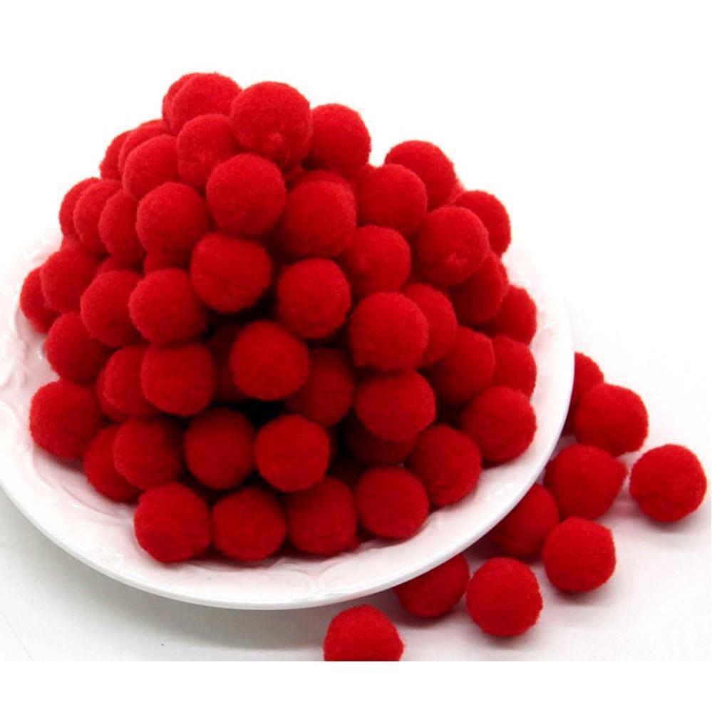 40Pcs 13/15mm Mini Fluffy Soft Pom Poms Pompoms Ball Handmade Kids Toys Wedding Christmas Decor DIY Sewing Craft(1088L) - Image 11