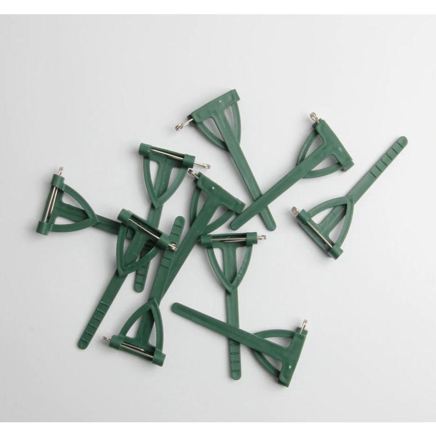 5pcs/10pcs Fashion Wedding Prom Family Corsage Flower Buttonhole Clip Pins Green Corsage Broach Brooch Pin DIY(1385L) - Image 2