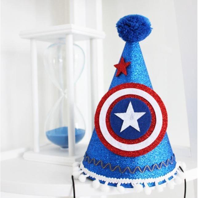 NEW Design Birthday Hat Gold Powder Cloth Hat Baby Girl Boy shower Birthday Cake Hat Party Props Children's Party(1634L) - Image 6
