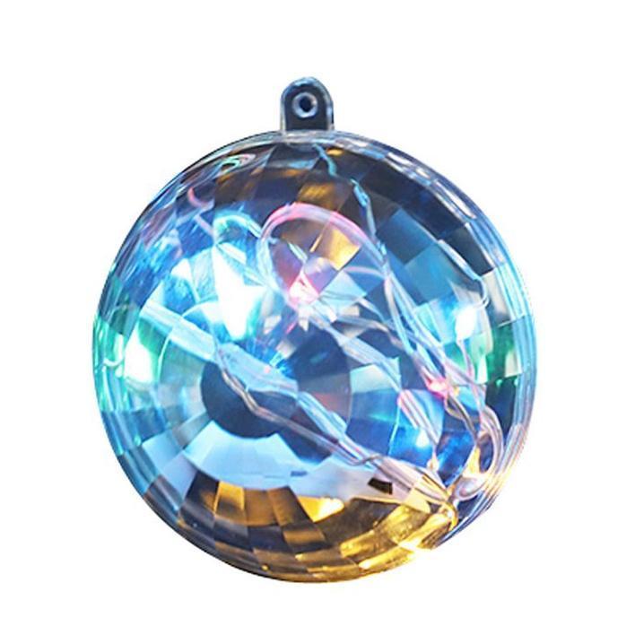 8cm Transparent Diamond Hanging Ball Xmas Tree Sphere Wedding Marriage Party Decor Gift Candy Storage Boxes (882L) - Image 5