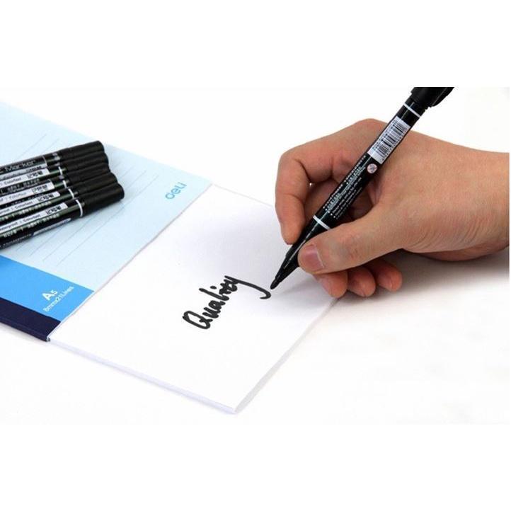 1pcs Twin Tip Permanent Markers, Fine Point Black Ink, 0.5mm-1mm(1815L) - Image 5