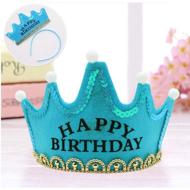 LED Luminous Crown Birthday Hats for Children Girl Princess Boy King Cap生日帽王子皇冠蛋糕led发光箍装扮帽子(1633L) - Image 18