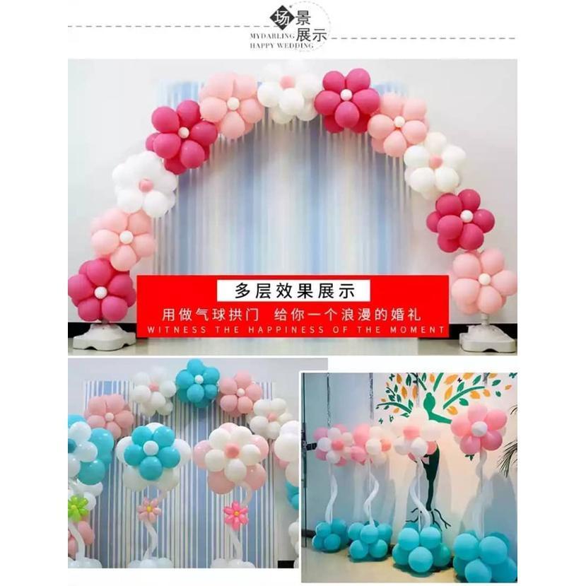 21cm Upright Balloon Column Base Plastic Water inflatable Balloon Arch for Wedding decorations Birthday party (225L) - Image 4